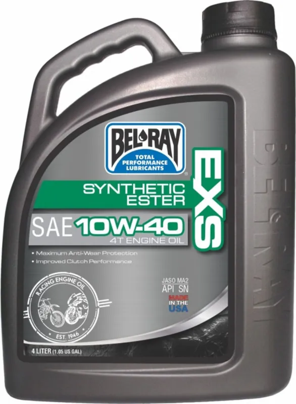 Motorový olej Bel-Ray EXS FULL SYNTHETIC ESTER 4T 10W-40 4 l Ihned K Objednání