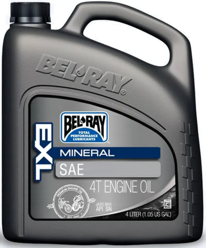 Motorový olej Bel-Ray EXL MINERAL 4T 20W-50 4 l Víkendová Akce