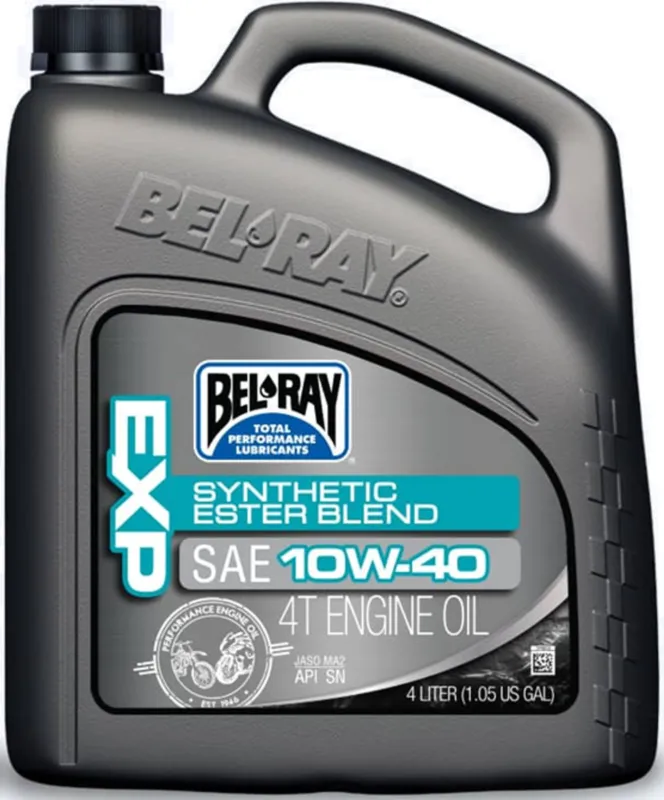 Motorový olej Bel-Ray EXP SYNTHETIC ESTER BLEND 4T 15W-50 4 l Zlevněný