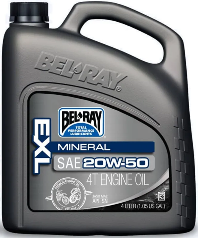 Vrácení Zdarma Motorový olej Bel-Ray EXL MINERAL 4T 10W-40 4 l