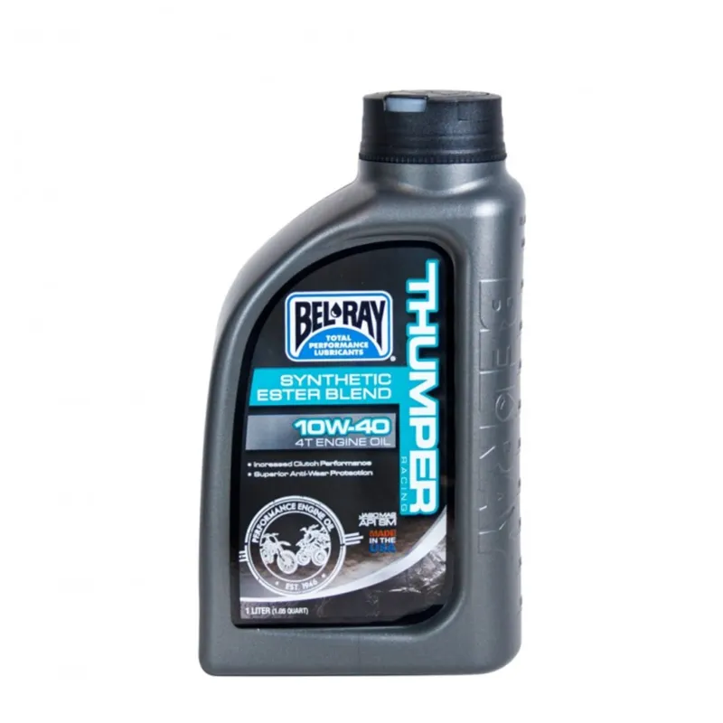 Motorový olej Bel-Ray THUMPER RACING SYNTHETIC ESTER BLEND 4T 10W-40 1 l Levný