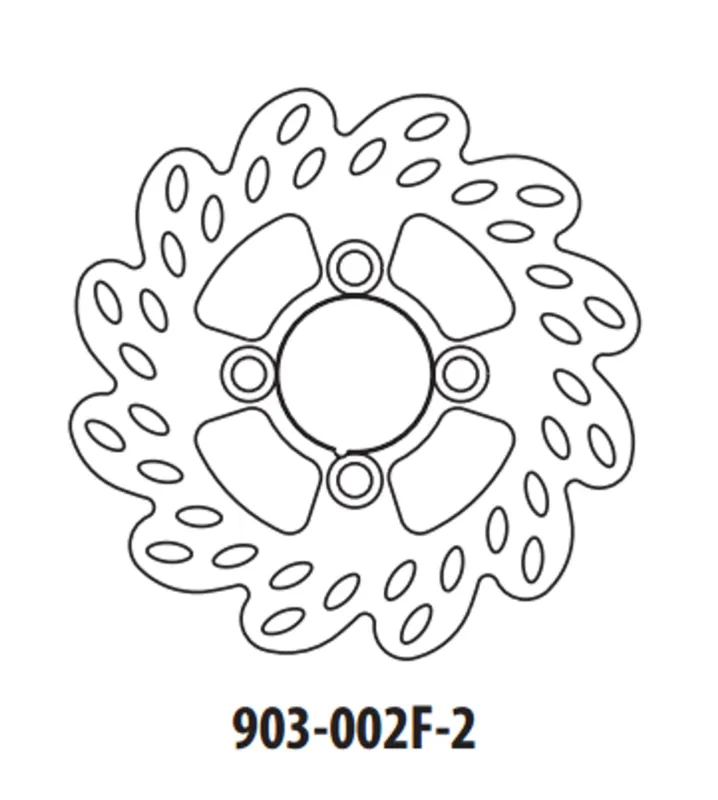 Brzdový kotouč GOLDFREN 903-002F-2 přední 180,5 mm Nízká Cena