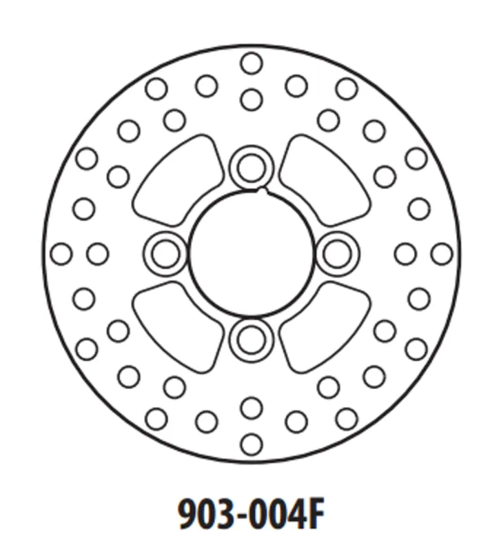 Brzdový kotouč GOLDFREN 903-004F přední 160,6 mm Nejlepší Volba