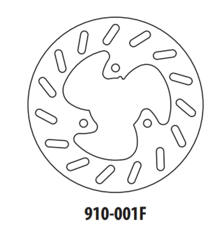 Brzdový kotouč GOLDFREN 910-001F přední 190 mm Novinka