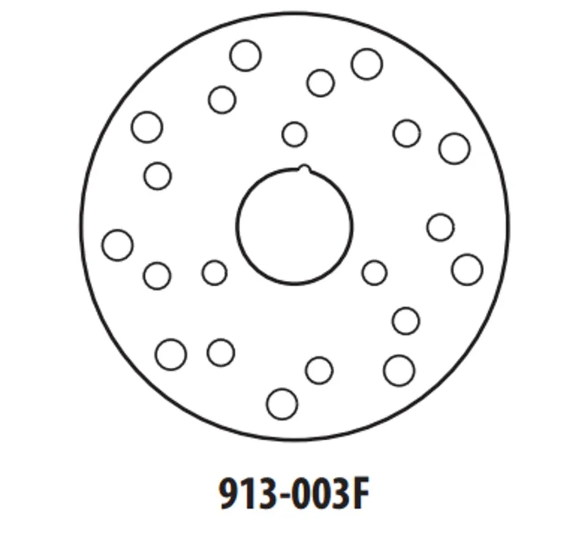 Brzdový kotouč GOLDFREN 913-003F přední 154 mm Aktuální
