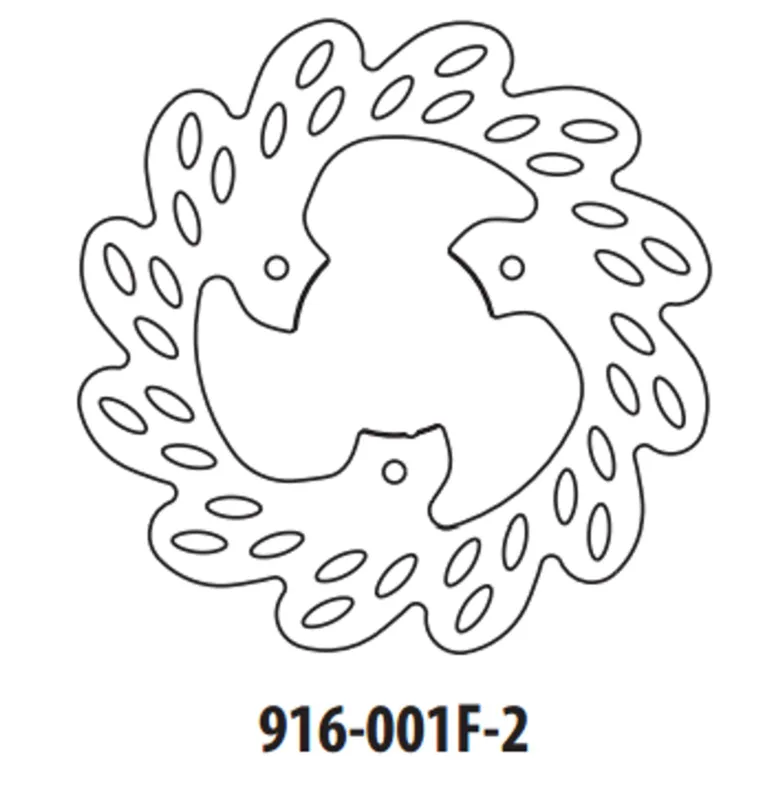 Brzdový kotouč GOLDFREN 916-001F-2 přední 190 mm Akční Nabídka