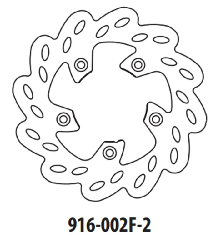 Brzdový kotouč GOLDFREN 916-002F-2 přední 173,5 mm Výprodej