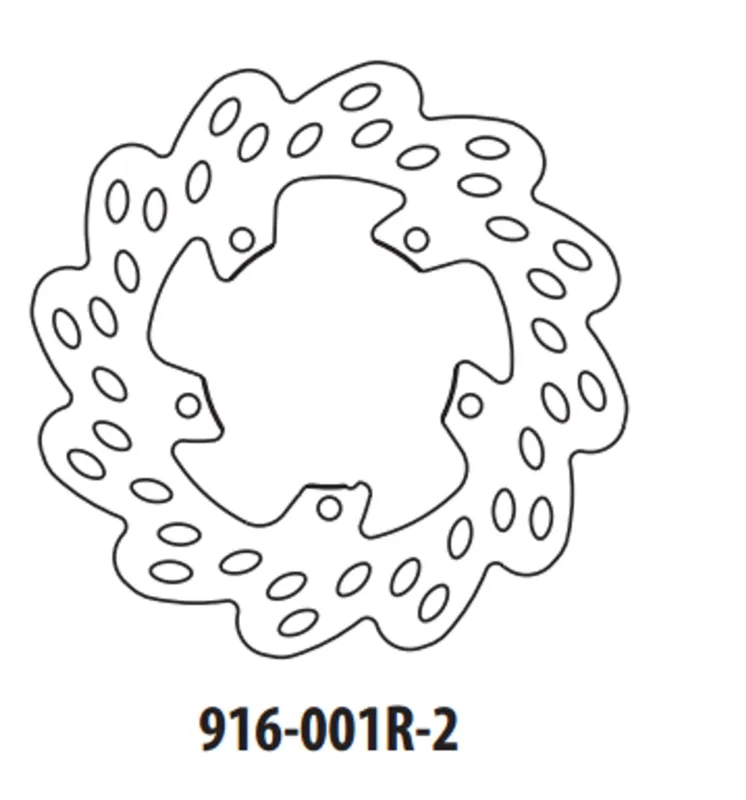 Brzdový kotouč GOLDFREN 916-001R-2 zadní 175 mm Nejlepší Volba