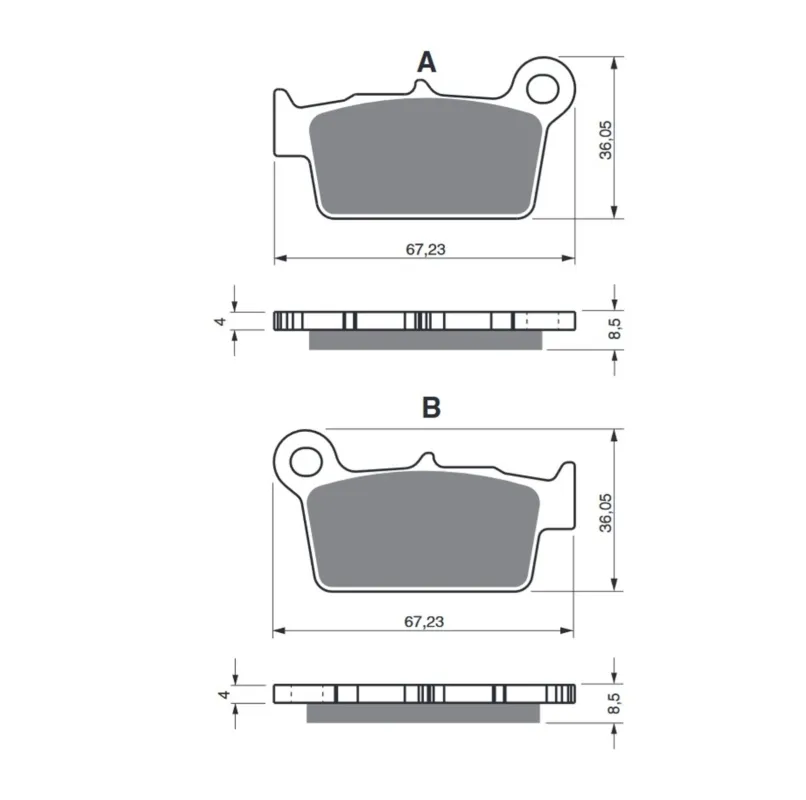 Brzdové destičky GOLDFREN 346 S33 OFF-ROAD REAR Odeslání Ihned