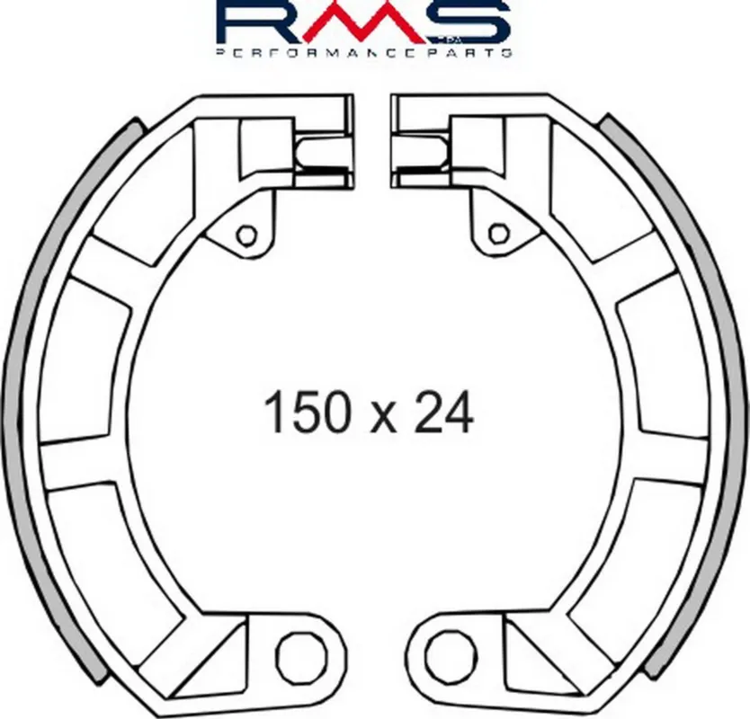 Vrácení Zdarma Brzdové čelisti RMS 225120180
