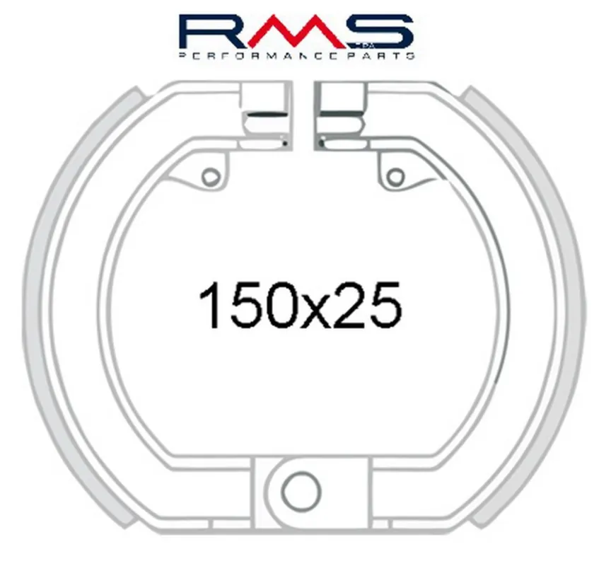 Brzdové čelisti RMS 225120520 Expresní Doručení