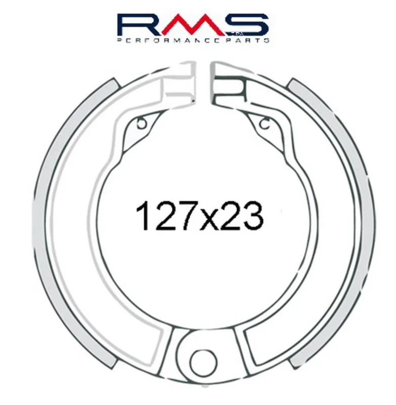 Brzdové čelisti RMS 225120550 Aktuální