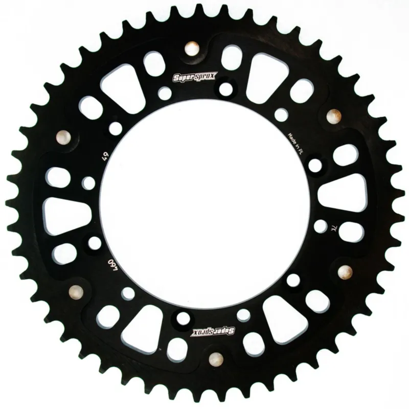Rozeta SUPERSPROX STEALTH RST-460:49-BLK černý 49 zubů, 520 Přímo Od Výrobce