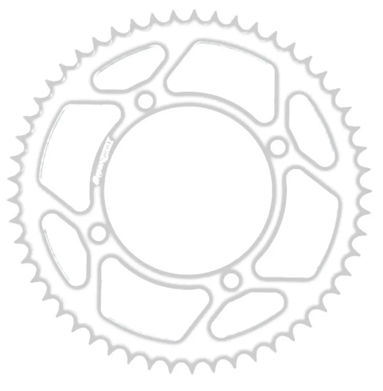 Vysoce Kvalitní Hliníková řetězová rozeta SUPERSPROX RAL-7091:43-RED červená 43 zubů, 520