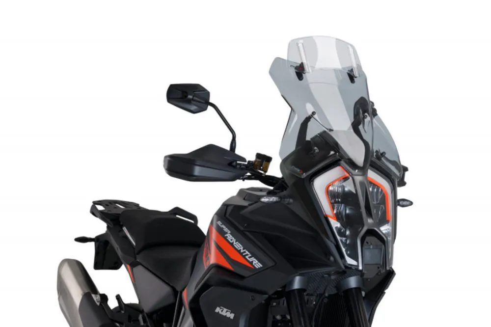 Aktuální Plexi štít PUIG TOURING WITH VISOR 20586H kouřová