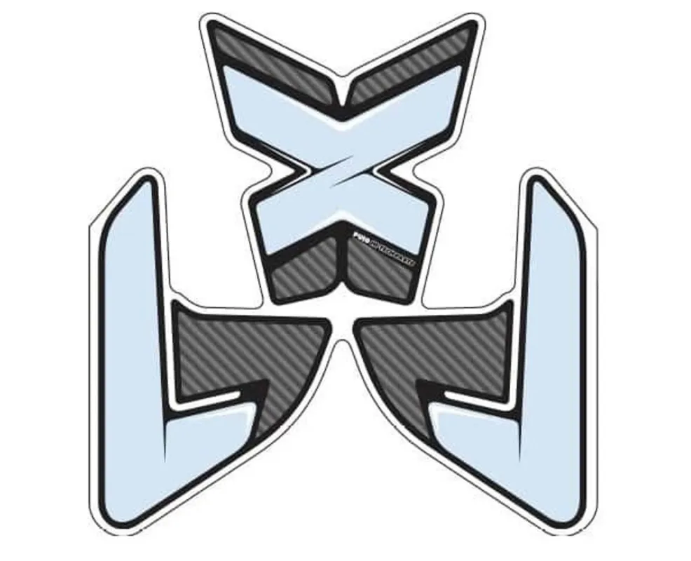 Cenově Výhodný Tankpad PUIG SPECIFIC 8437C karbonový vzhled s boční částí