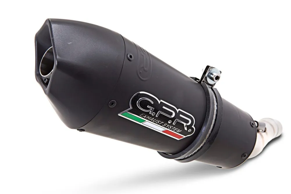 Horká Nabídka Výfuk kompletní GPR NEW GRAND PRIX EVO BLACK TITANIUM CO.K.141.GPAN.BLT Titanová matná černá zahrnuje odnímatelný db killer a katalyzátor