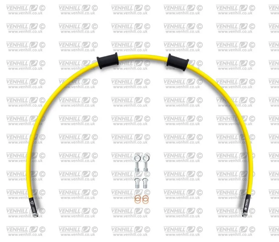 Hadice přední brzdy sada Venhill POWERHOSEPLUS SUZ-2013FS-YE (1 hadice v sadě) žluté hadice, nerezové koncovky Ověřený