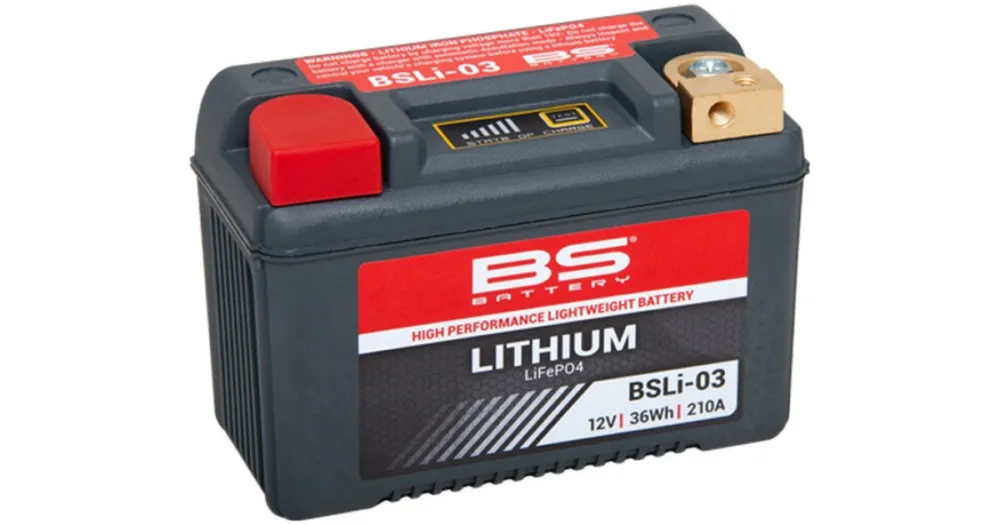 Akční Cena BS-BATTERY lithiová motocyklová baterie BSLI-03