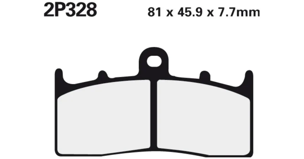 Sleva NISSIN brzdové destičky 328ST