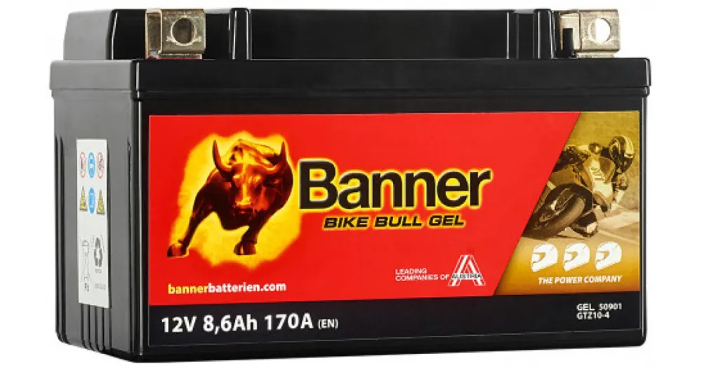 Ověřený BANNER gelová baterie BGTZ10-S 12V GEL