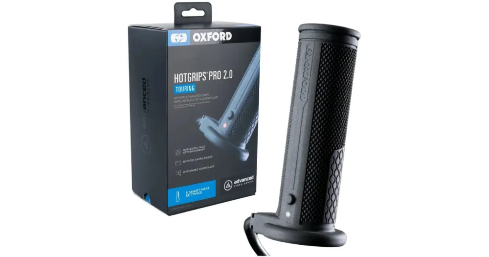 OXFORD vyhřívané gripy HotGrips Pro 2.0 Touring integrované ovládání Vysoce Kvalitní