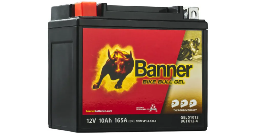 BANNER gelová baterie BGTX12-4 12V GEL Dokud Zásoby Vydrží
