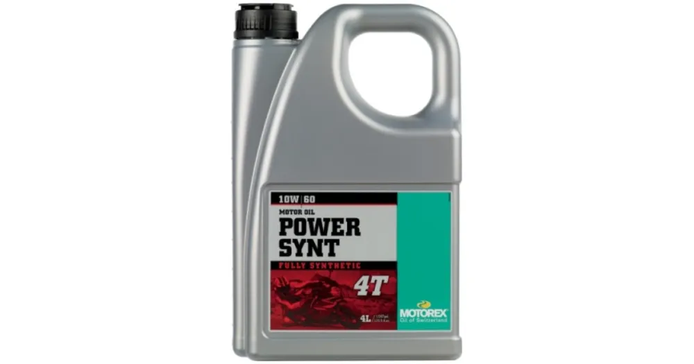 Objednat Nyní MOTOREX motorový olej POWER SYNT 4T 10W60 4L