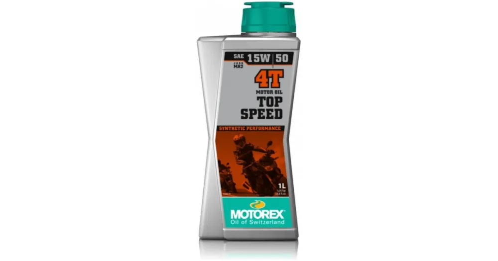 Pouze Dnes MOTOREX motorový olej TOP SPEED 4T JASO MA2 15W50 1L