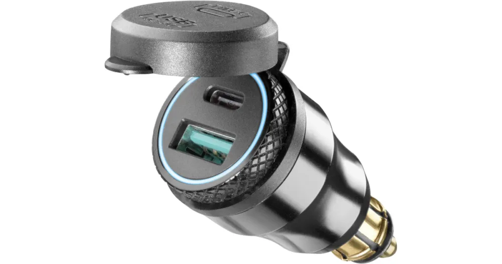 Zlevněný CELLULARLINE adaptér INTERPHONE DIN 1x USB a 1x USB-C Výstup