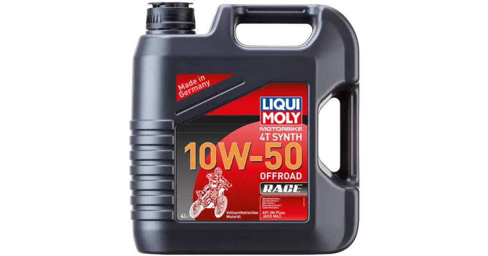 LIQUI MOLY motorový olej MOTORBIKE 4T Synth 10W-50 Offroad Race 4l Omezená Nabídka
