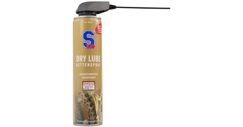 S100 mazivo na řetězy Dry Lube Chain Spray 400 ml Nová Kolekce