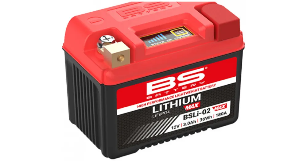BS-BATTERY lithiová motocyklová baterie BSLI-02 MAX Nejlepší Cena