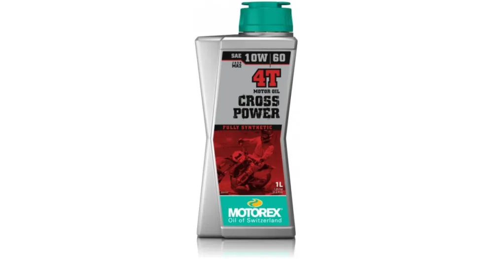 MOTOREX motorový olej CROSS POWER 4T JASO MA2 10W60 1L Nejprodávanější