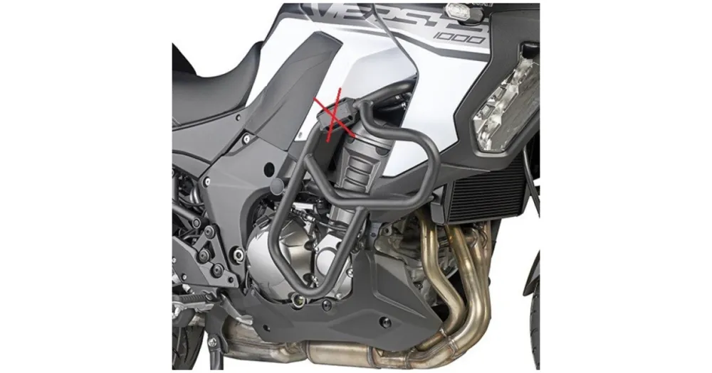 Omezená Nabídka KAPPA KN4126 padací rám KAWASAKI Versys 1000 / 1000 SE / 1100 (19-26)