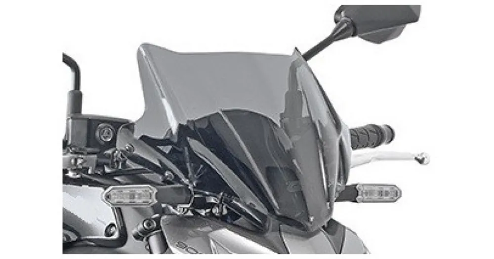 KAPPA 1176AK kouřové plexi HONDA CB 500 F / KAWASAKI Z 900 (19-23) / CFMOTO 650NK (21-23) Odeslání Ihned