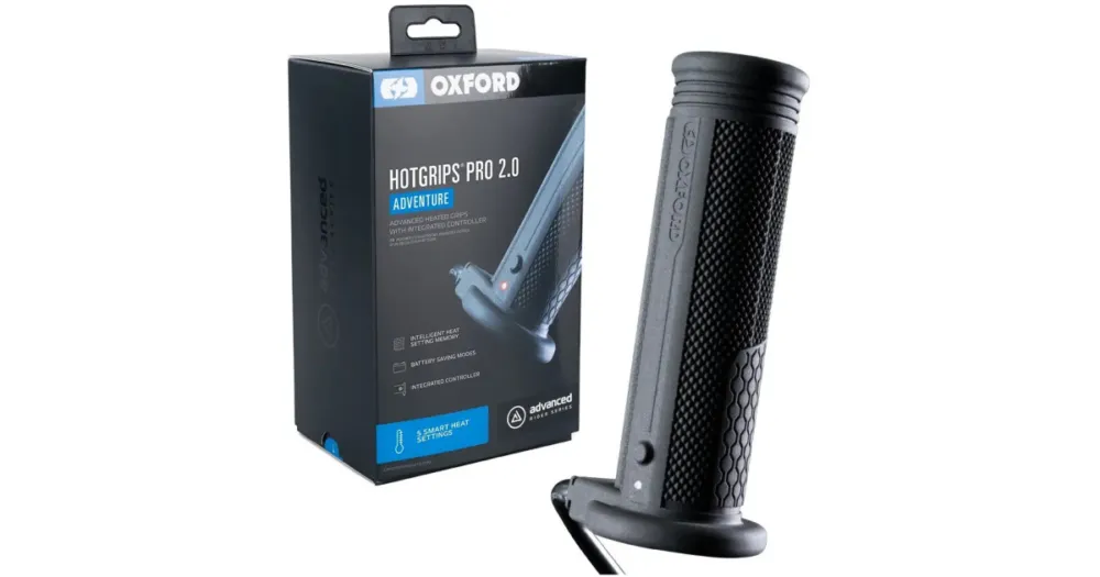 Značkový OXFORD vyhřívané gripy HotGrips Pro 2.0 Adventure integrované ovládání