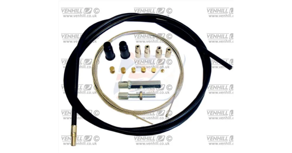 Ihned K Objednání VENHILL lanko plynu univerzální sada Venhill U01-4-100-BK 6mm VNĚJŠÍ průměr (1.35m) černá