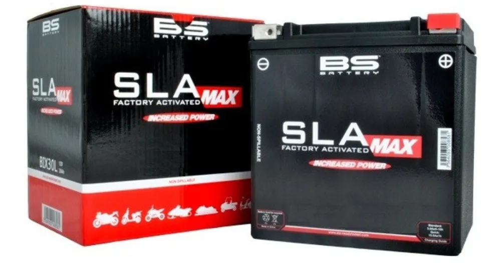 Aktuální BS-BATTERY továrně aktivovaná motocyklová baterie BTX16H (FA) SLA MAX