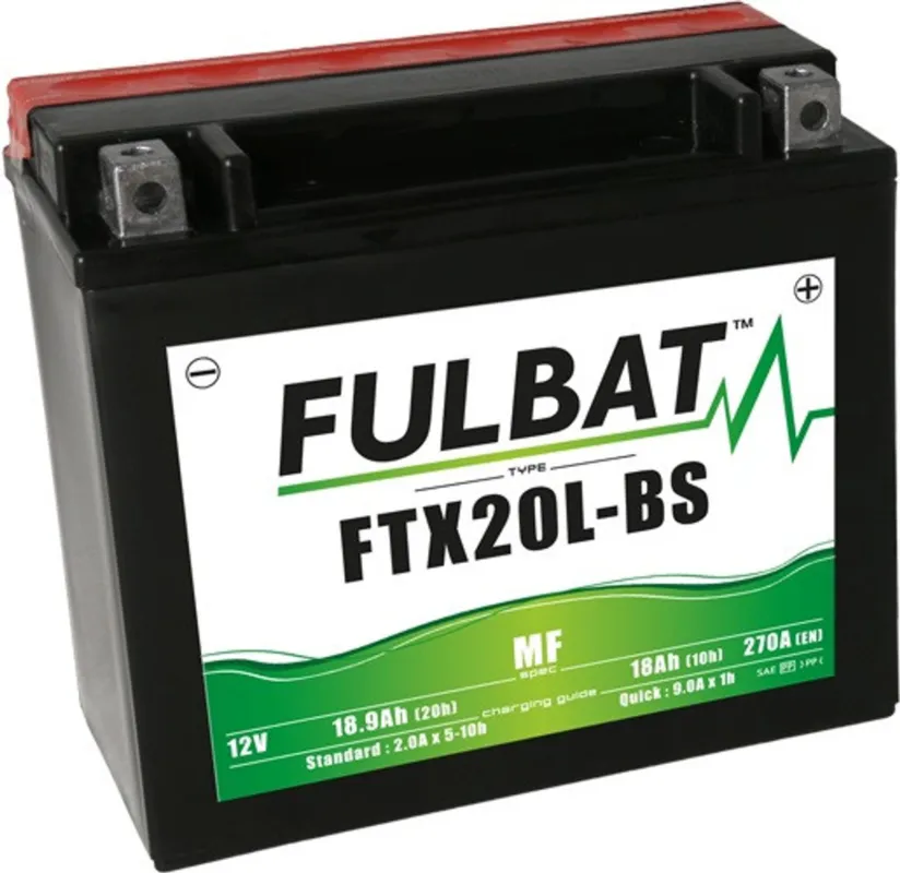 Cenově Výhodný Bezúdržbová motocyklová baterie FULBAT FTX20L-BS (YTX20L-BS)
