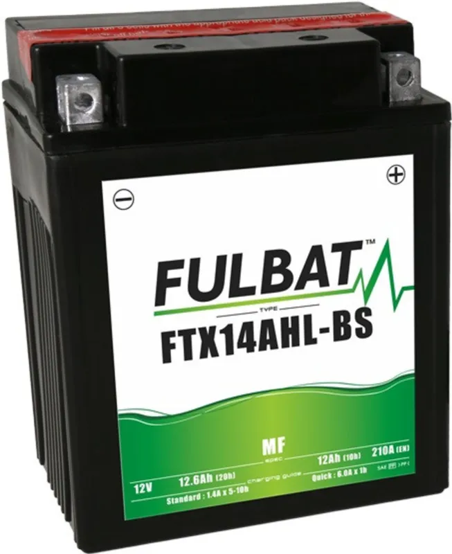 Bezúdržbová motocyklová baterie FULBAT FTX14AHL-BS (YTX14AHL-BS) Výhodná Nabídka