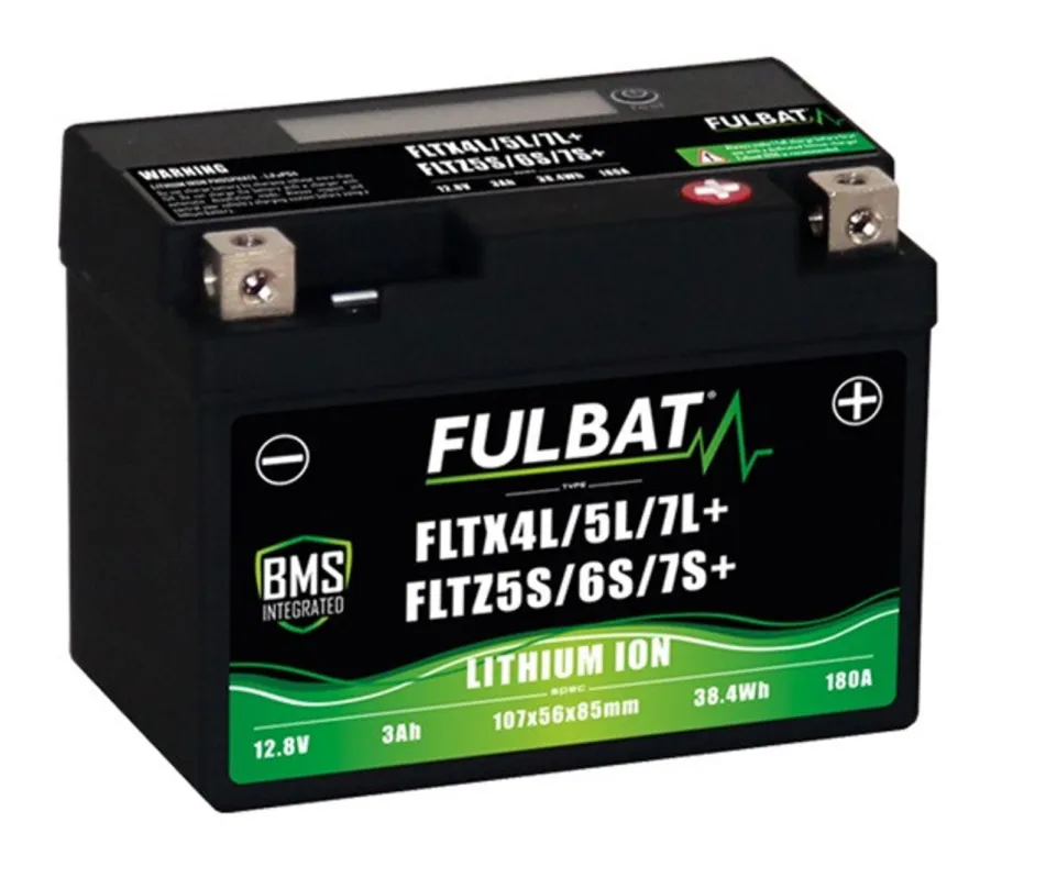 Lithiová motocyklová baterie FULBAT FLTX4L/5L/7L+ FLTZ5S/6S/7S+ Cenová Bomba
