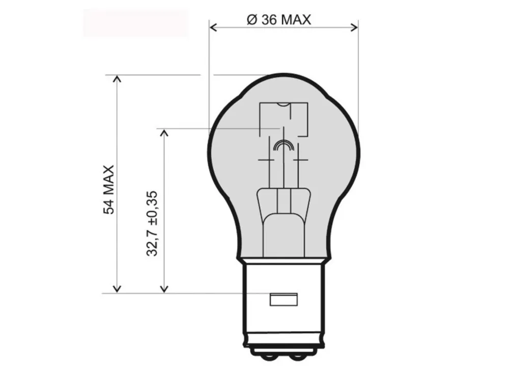 Zlevněný Přední světlo RMS 246510305 BA20D 12V 25/25W