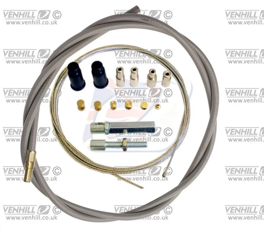 Vysoce Kvalitní Lanko plynu univerzální sada Venhill U01-4-100-GY 6mm VNĚJŠÍ průměr (1.35m) šedá