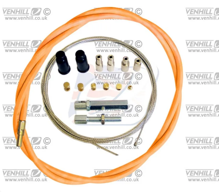 Poslední Šance Lanko plynu univerzální sada Venhill U01-4-100-OR 6mm VNĚJŠÍ průměr (1.35m) oranžová