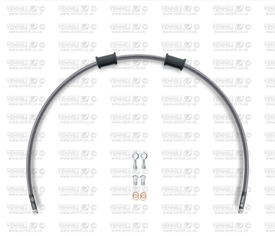 Přímo Od Výrobce Hadice přední brzdy sada Venhill POWERHOSEPLUS SUZ-6010F (1 hadice v sadě) Průhledné hadice, chromové koncovky