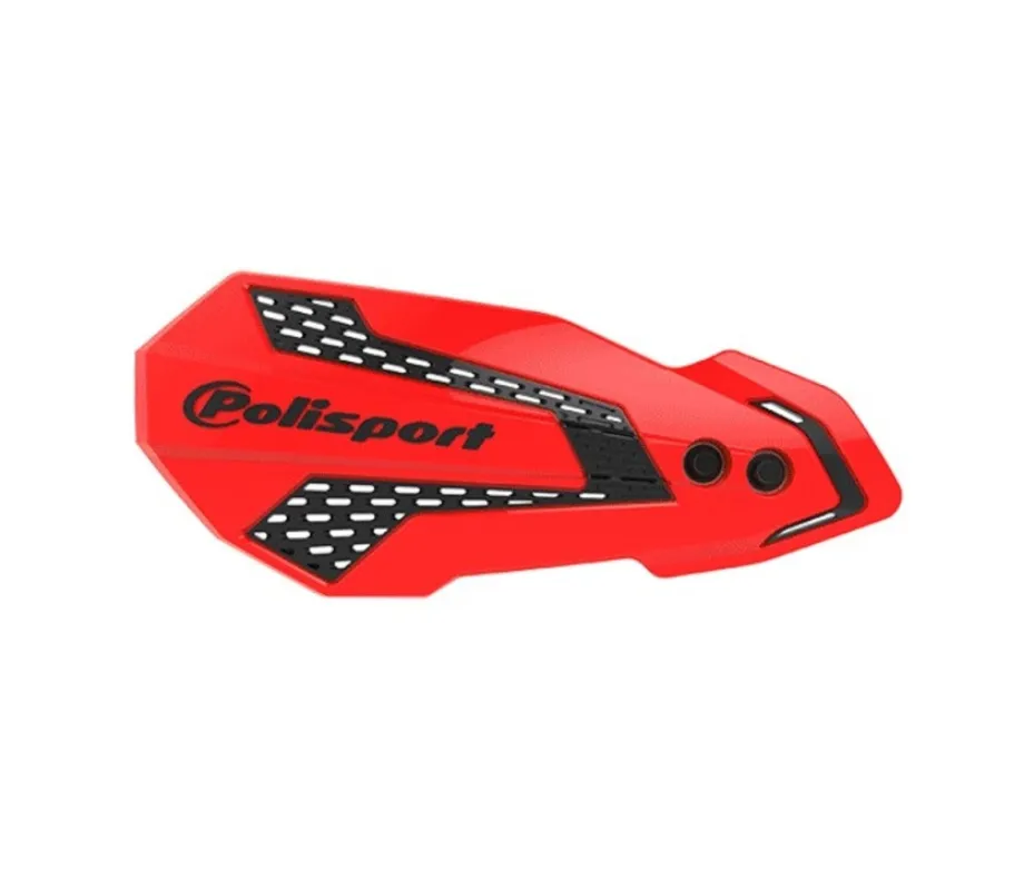 Chrániče páček POLISPORT MX FLOW 8308200021 s montážní sadou červeno CR 04/černá Expresní Doručení