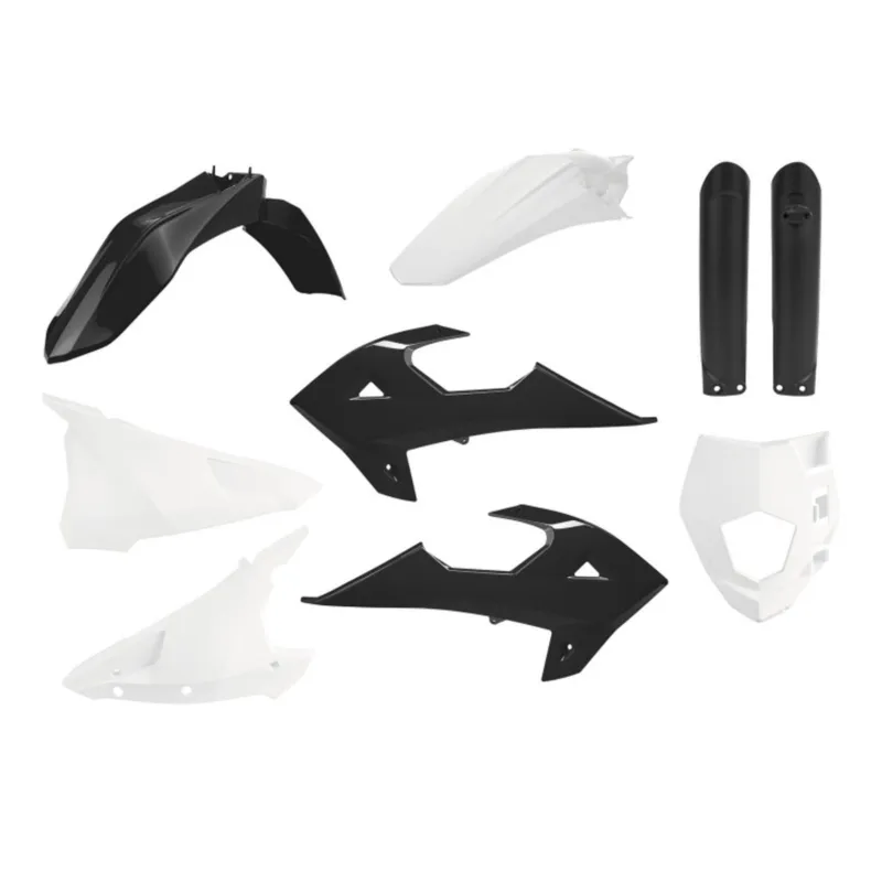 Sada plastů POLISPORT 91037 enduro Černo/bílý Dokud Zásoby Vydrží