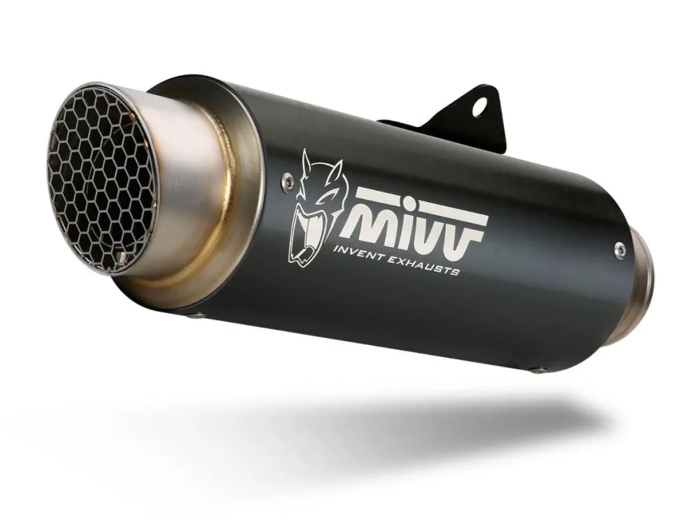 Autentický Koncovka výfuku MIVV GP PRO K.048.LXBP Černá ocel