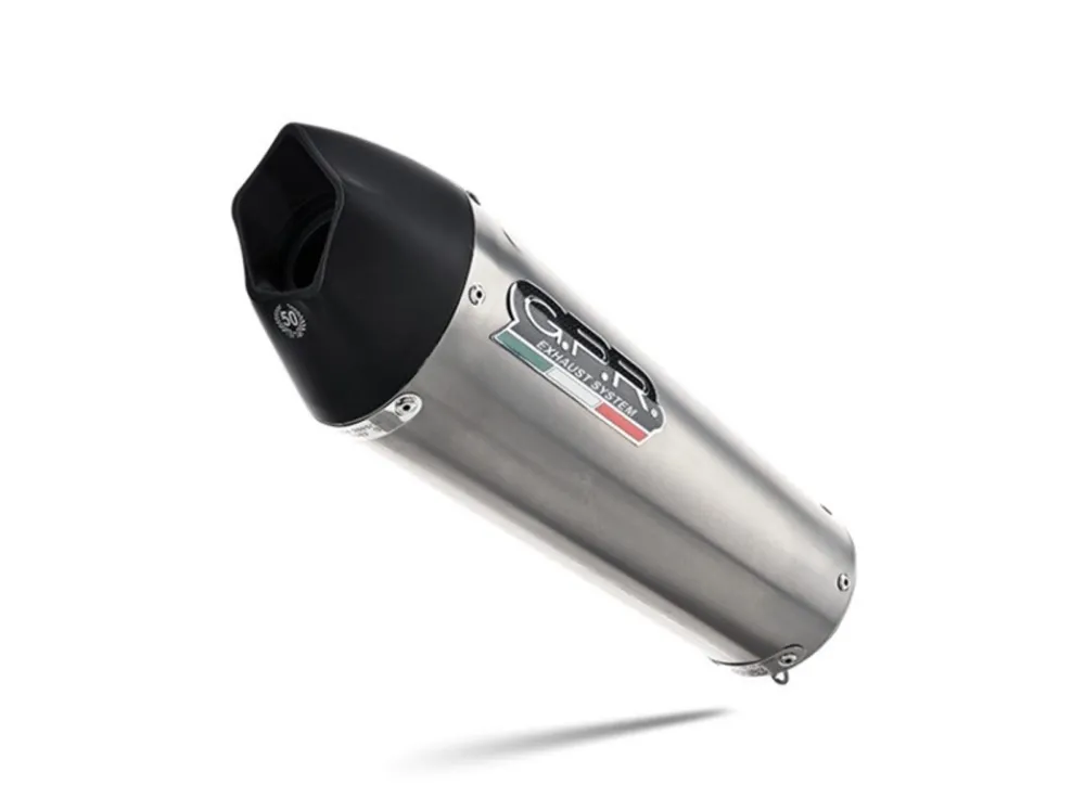 Koncovka výfuku Slip-on GPR NEW GRAND PRIX EVO TITANIUM K.139.GPAN.TO Broušený titan zahrnuje spojovací svod a odnímatelný dB killer Výhodná Nabídka